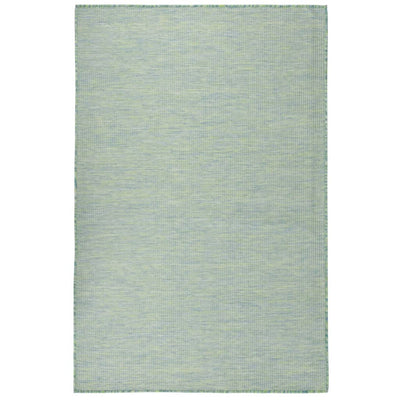 Ulkomatto Flatweave 100x200 cm turkoosi
