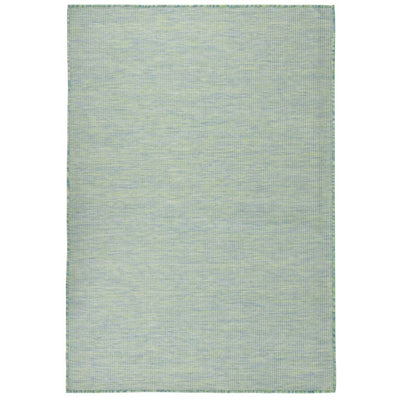 Ulkomatto Flatweave 160x230 cm turkoosi