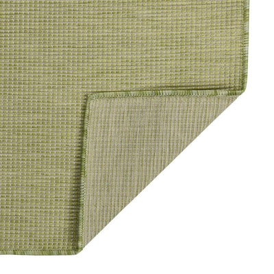 Ulkomatto Flatweave 80x250 cm vihreä