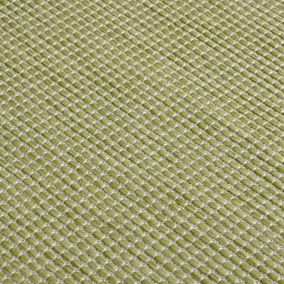 Vihreä ulkomatto flatweave Viland 160x230cm