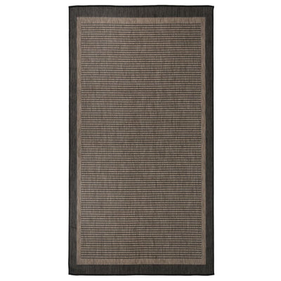 Ulkomatto Flatweave 80x150 cm tummanruskea