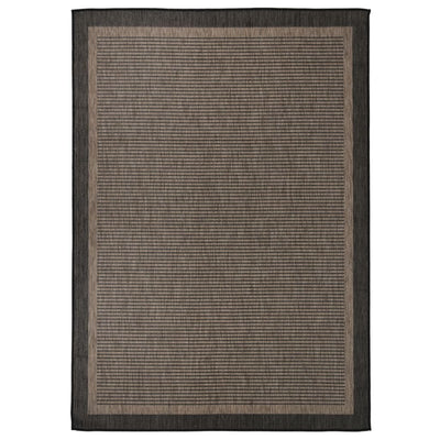 Ulkomatto Flatweave 140x200 cm tummanruskea