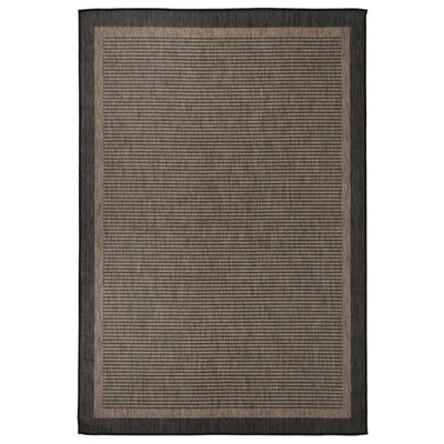 Ulkomatto Flatweave 160x230 cm tummanruskea