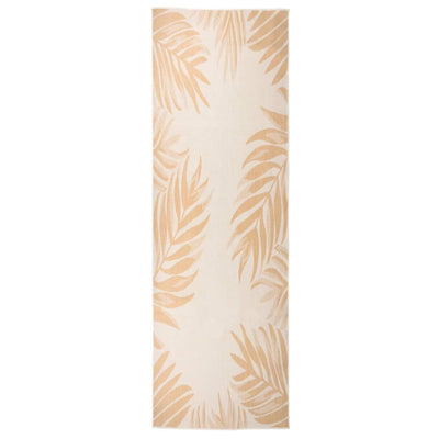 Ulkomatto Flatweave 80x250 cm lehtikuvio