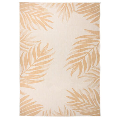 Ulkomatto Flatweave 140x200 cm lehtikuvio