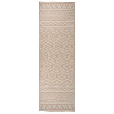 Ulkomatto Flatweave 80x250 cm ruskeat raidat