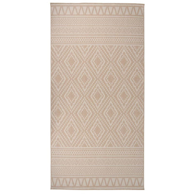 Ulkomatto Flatweave 100x200 cm ruskeat raidat