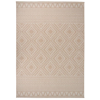 Ulkomatto Flatweave 120x170 cm ruskeat raidat