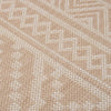 Ruskeat ulkomatto flatweave Viland 120x170cm (raidat)