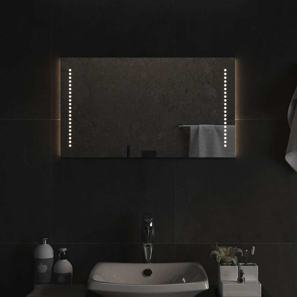 Kylpyhuoneen LED-peili 70x40 cm