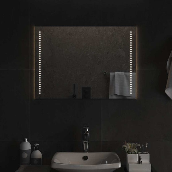 Kylpyhuoneen LED-peili 70x50 cm