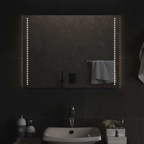 Kylpyhuoneen LED-peili 80x60 cm