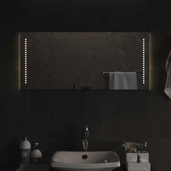 Kylpyhuoneen LED-peili 90x40 cm