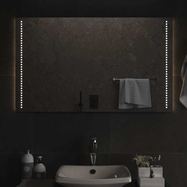Kylpyhuoneen LED-peili 100x60 cm