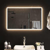 Kylpyhuoneen LED-peili 80x50 cm