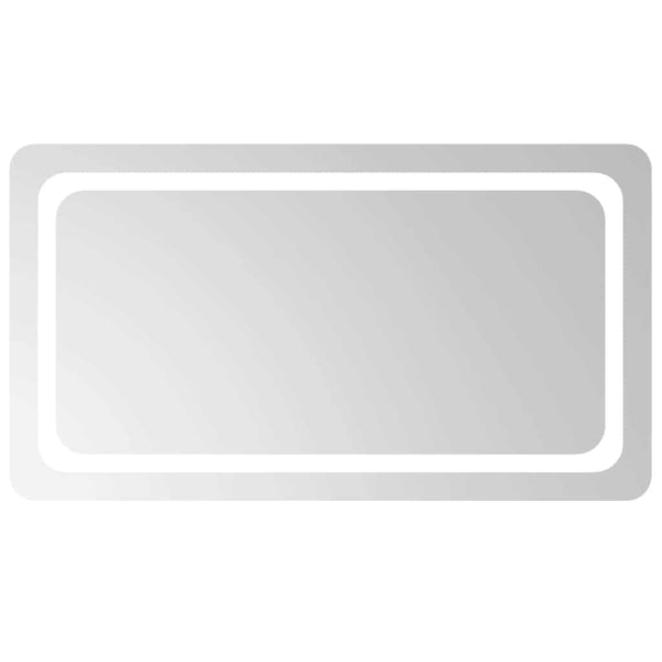 Kylpyhuoneen LED-peili 90x50 cm
