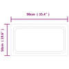 Kylpyhuoneen LED-peili 90x50 cm