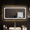 Kylpyhuoneen LED-peili 90x50 cm