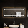 Kylpyhuoneen LED-peili 100x40 cm