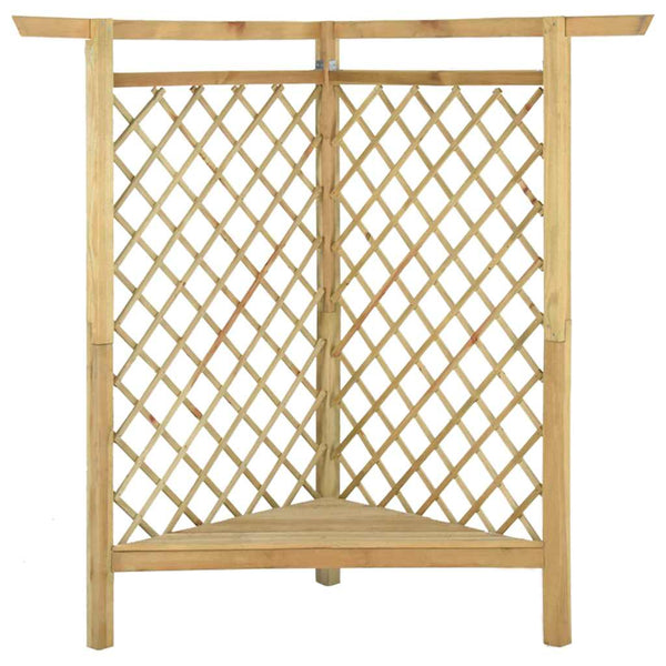 Kulmapergola penkillä 166x81x174 cm kyllästetty mänty