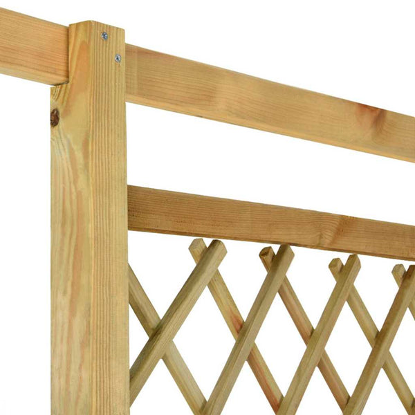 Kulmapergola penkillä 166x81x174 cm kyllästetty mänty