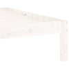 Valkoinen sängynrunko Rozini 120x200cm (mänty)