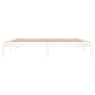 Valkoinen sängynrunko Rozini 180x200cm (mänty, super king)