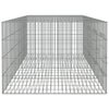 Galvanoitu 4-paneelinen kanihäkki Expl 217x79x54cm (rauta)