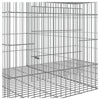 Galvanoitu 5-paneelinen kanihäkki Expl 273x79x54cm (rauta)