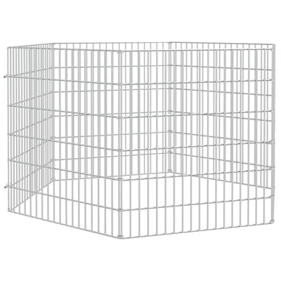 Galvanoitu kanihäkki Felecian 54x60cm (6-paneelinen, rauta)