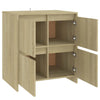 Senkit 2 kpl Sonoma-tammi 70x41x75 cm tekninen puu