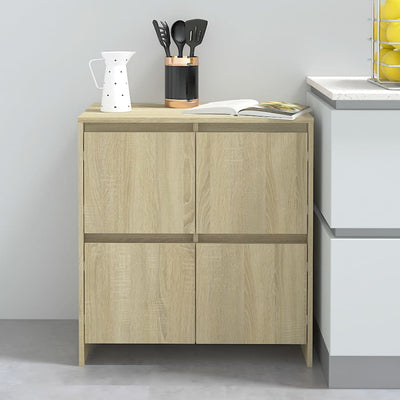 Senkit 2 kpl Sonoma-tammi 70x41x75 cm tekninen puu