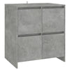 Senkit 2 kpl betoninharmaa 70x41x75 cm lastulevy