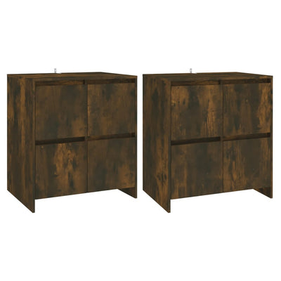 Senkit 2 kpl savutammi 70x41x75 cm tekninen puu