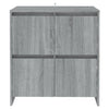Senkit 2 kpl harmaa Sonoma 70x41x75 cm tekninen puu