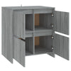 Senkit 2 kpl harmaa Sonoma 70x41x75 cm tekninen puu