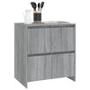 Senkit 2 kpl harmaa Sonoma 70x41x75 cm tekninen puu