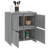 Senkit 2 kpl harmaa Sonoma 70x41x75 cm tekninen puu