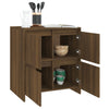 Senkit 2 kpl ruskea tammi 70x41x75 cm tekninen puu