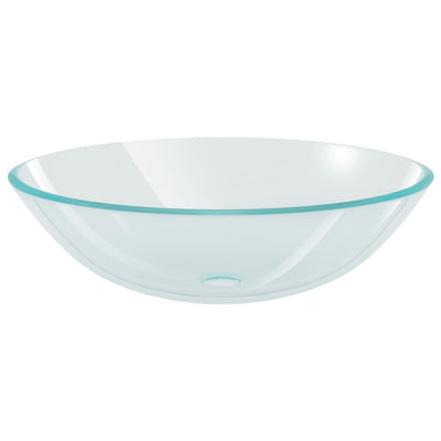 Kirkas kylpyhuoneen pesuallas hana ja tulppa Aninoiu karkaistu lasi