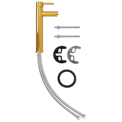 Kirkas kylpyhuoneen pesuallas hana ja tulppa Aninoiu karkaistu lasi