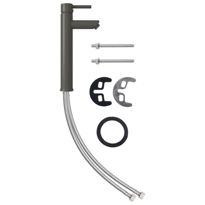 Kirkas kylpyhuoneen pesuallas hana ja tulppa Aninoiu karkaistu lasi