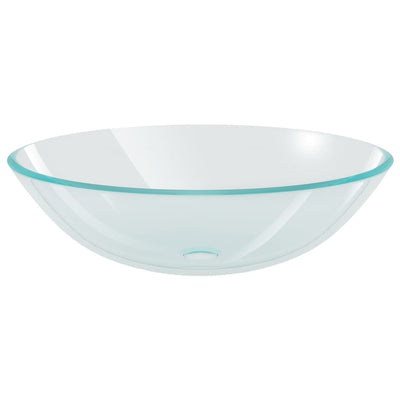 Kirkas kylpyhuoneen pesuallas hana ja tulppa Aninoiu karkaistu lasi