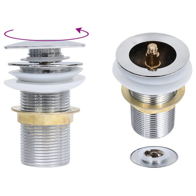 Kulta kylpyhuoneen pesuallas hana ja tulppa Aninoiu (karkaistu lasi)