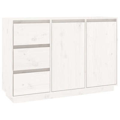 Senkki valkoinen 111x34x75 cm täysi mänty