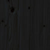 Senkki musta 111x34x75 cm täysi mänty