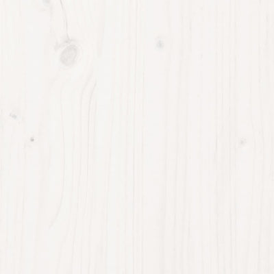 Senkki valkoinen 111x34x60 cm täysi mänty