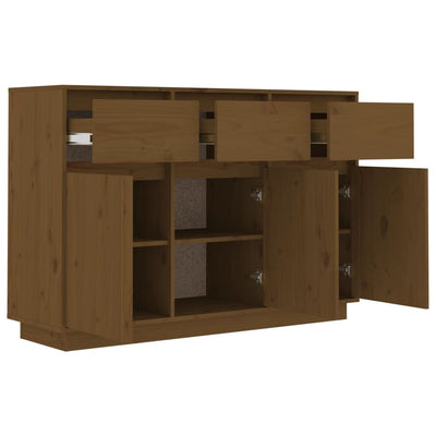 Senkki hunajanruskea 110x34x75 cm täysi mänty