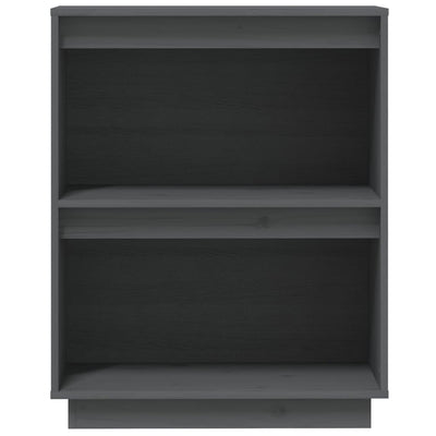 Konsolikaappi harmaa 60x34x75 cm täysi mänty