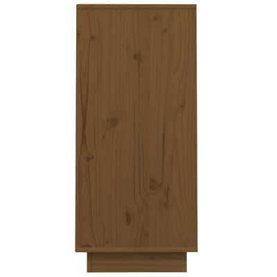 Konsolikaappi hunajanruskea 60x34x75 cm täysi mänty